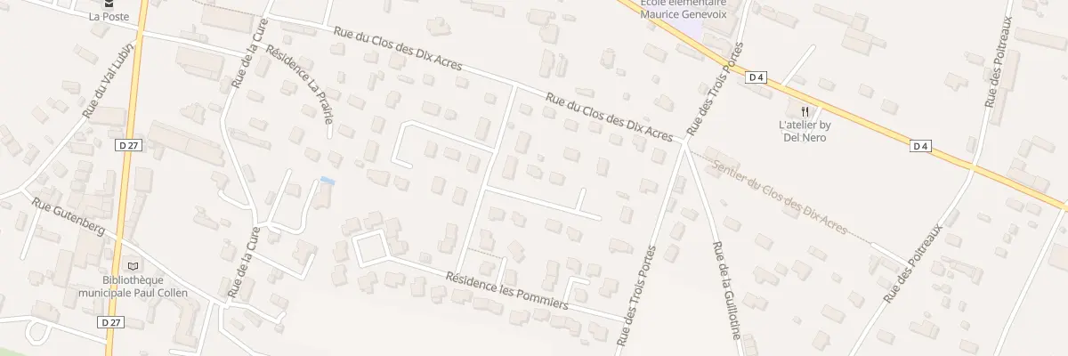Plan du 23 Res les Pommiers à Luneray