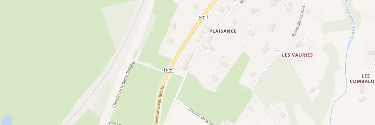 Plan du 1084 Plaisance à Thiviers