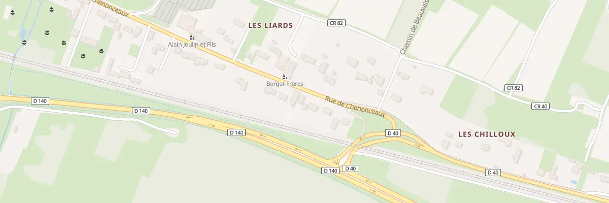 Plan du 78 Rue de Chenonceaux à Saint-Martin-le-Beau