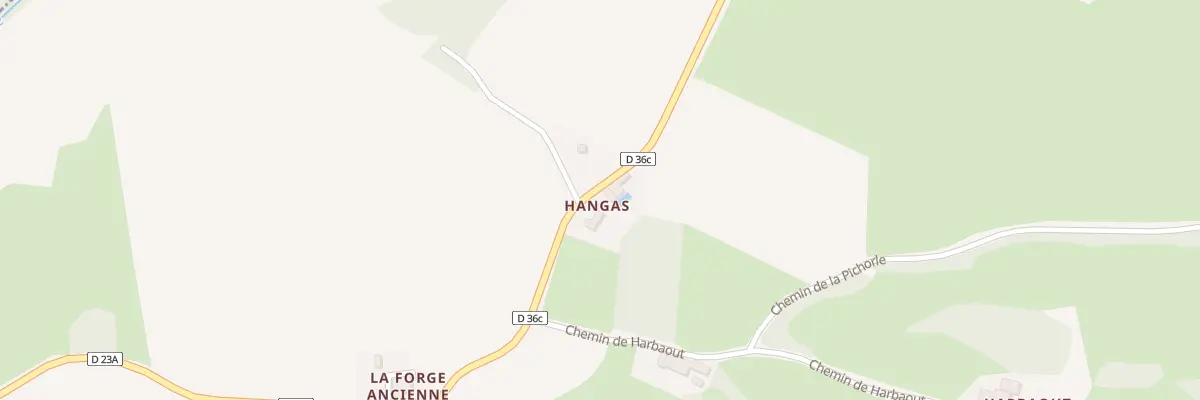 Plan du 20 Hangas à Benque