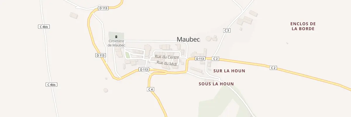 Plan du 5063 Village à Maubec