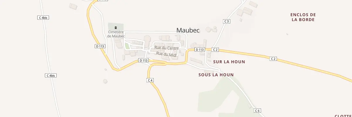 Plan du 5049 Village à Maubec