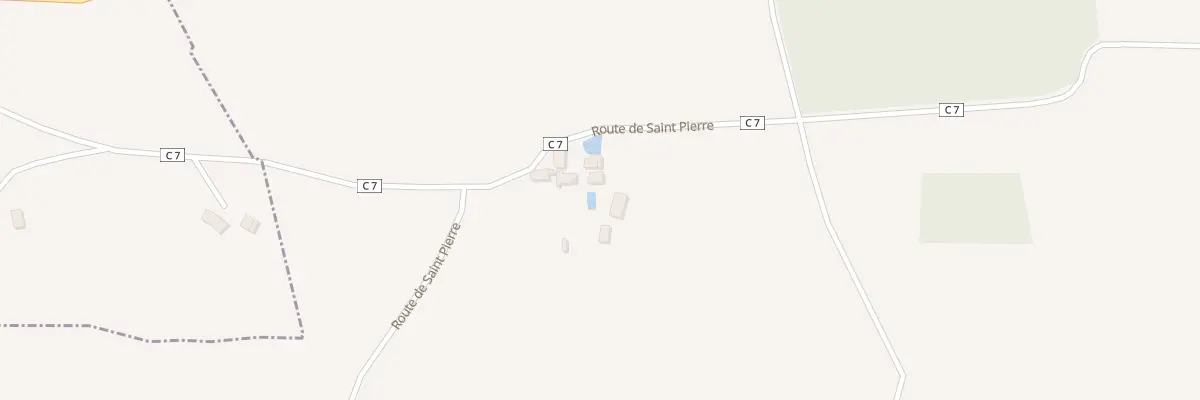 Plan du 286 Rte de Saint Pierre à Saint-Georges