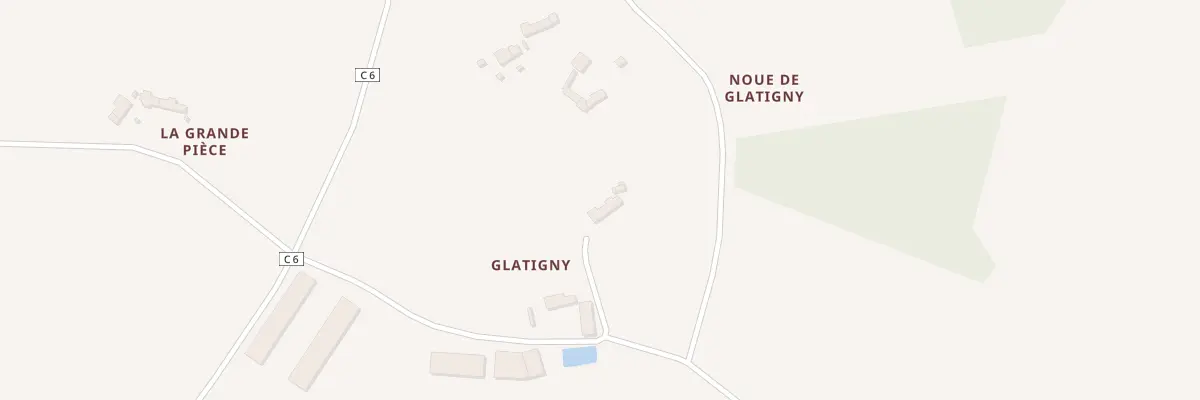 Plan du 3 Glatigny à Prunay-Cassereau