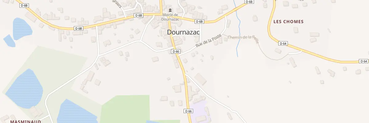 Plan du 15 Rue Raoul Monribot à Dournazac