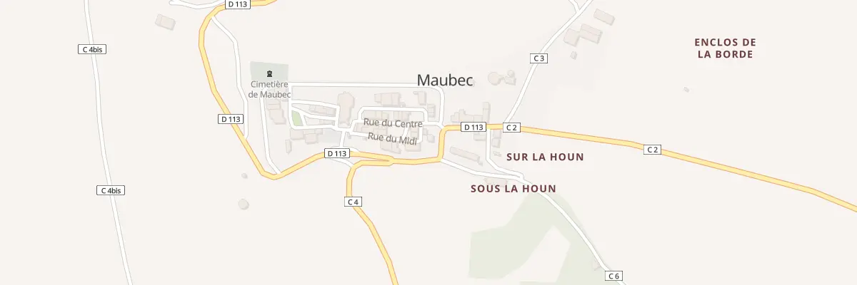 Plan du 5048 Village à Maubec