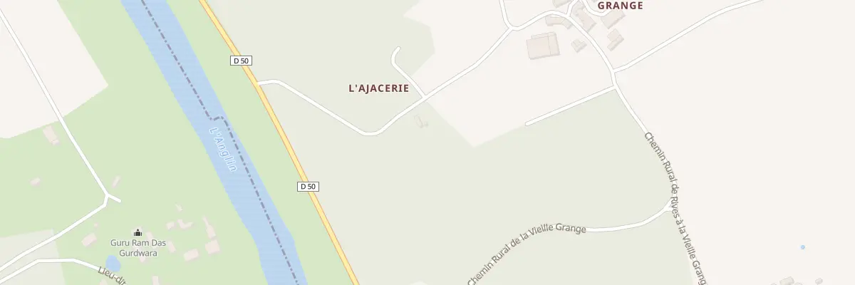 Plan du 5052 Les Groges à Mérigny