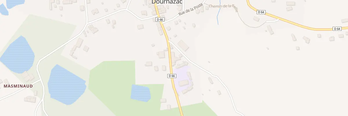 Plan du 23 Rue Raoul Monribot à Dournazac