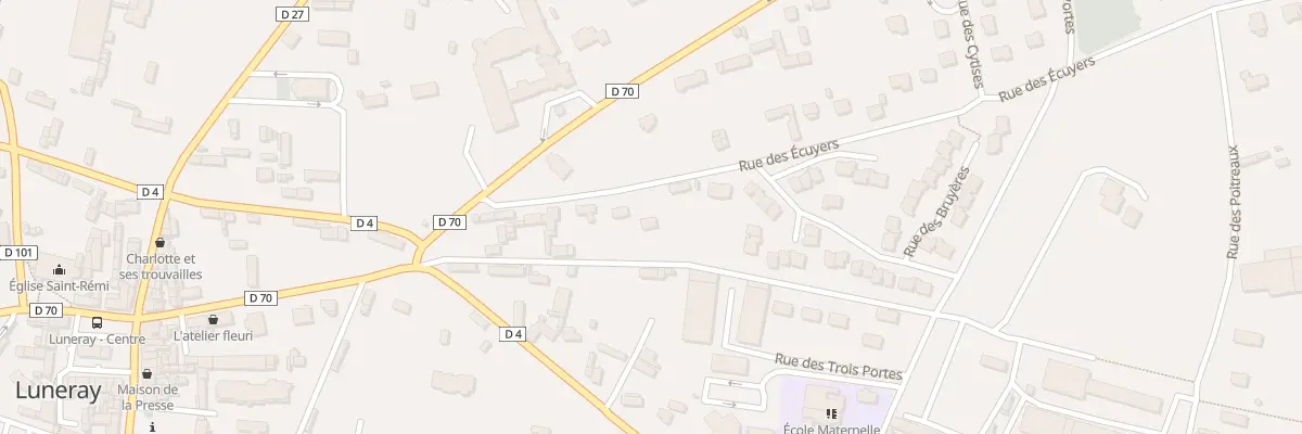 Plan du 10 Rue des Ecuyers à Luneray