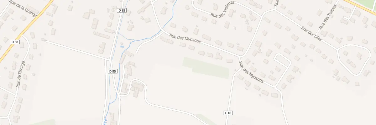 Plan du 16 Rue des Myosotis à Reignac-sur-Indre