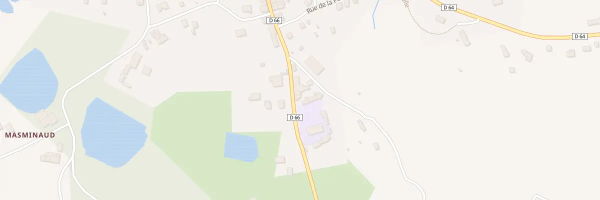 Plan du 25 Rue Raoul Monribot à Dournazac