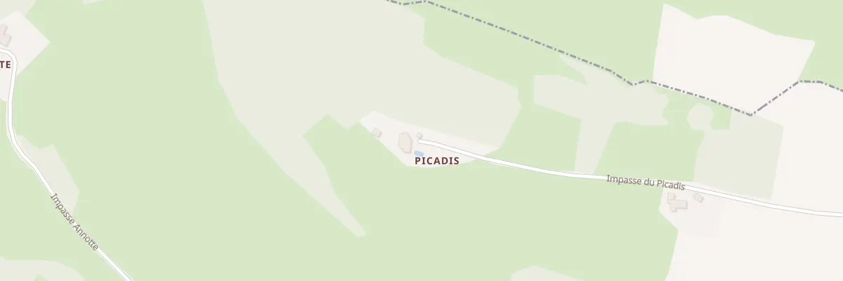 Plan du 525 Imp du Picadis à Peyrissas