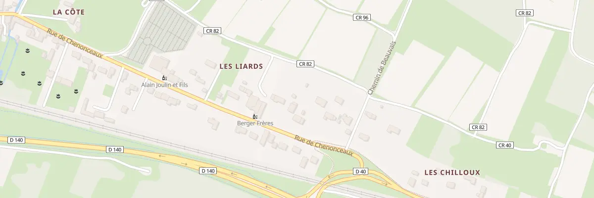 Plan du 37 Rue de Chenonceaux à Saint-Martin-le-Beau