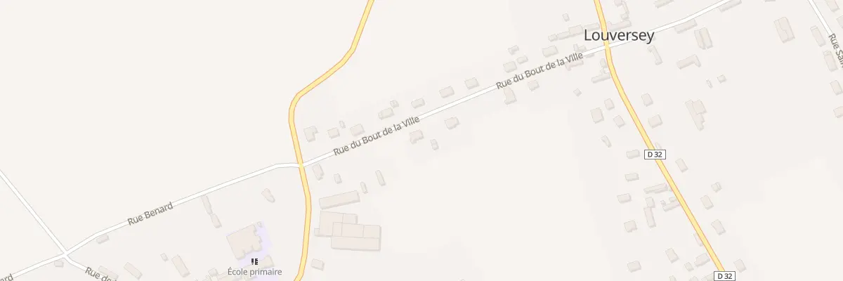 Plan du 6 Rue du Bout de la Ville à Louversey