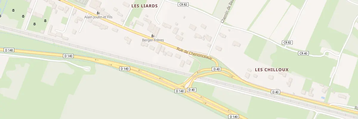 Plan du 82 Rue de Chenonceaux à Saint-Martin-le-Beau