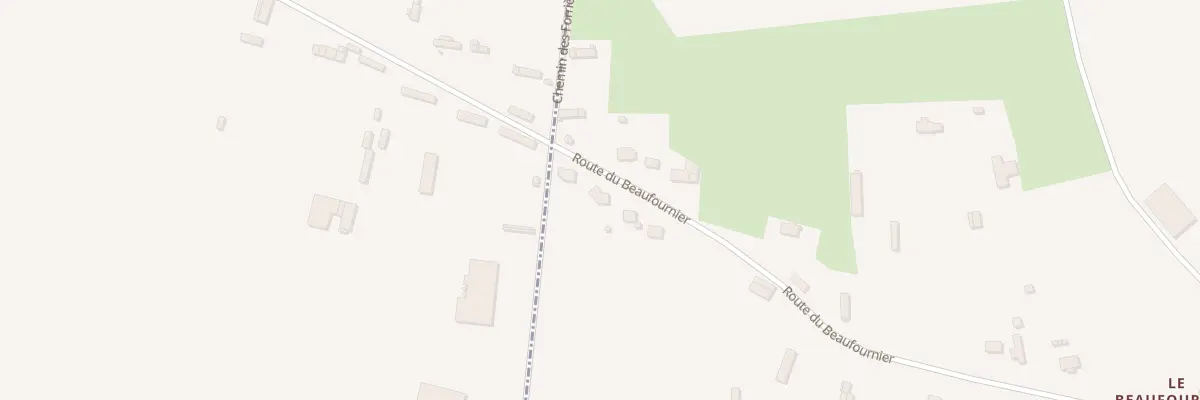 Plan du 965 Rte du Beaufournier à Avremesnil