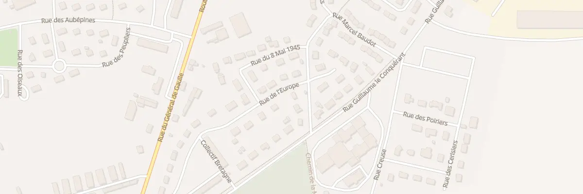 Plan du 118 Rue de l’Europe à Breteuil