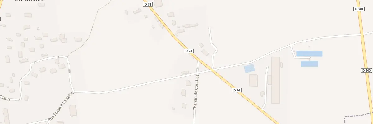 Plan du 22 Rue d’Avrilly à Émanville