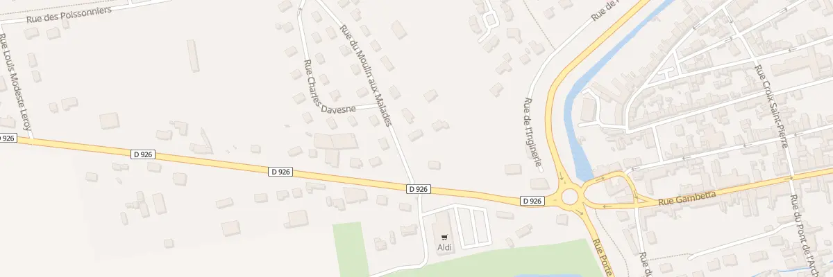 Plan du 48 Rue du Moulin aux Malades à Verneuil d’Avre et d’Iton