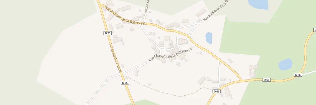 Plan du 1 Rue de la Chapelle à Champagnac-la-Rivière