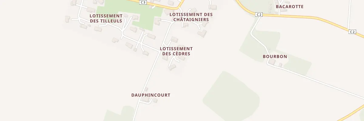 Plan du 3 Lot des Cèdres à Escornebœuf