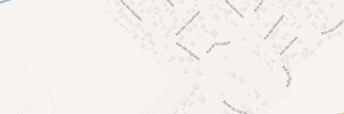 Plan du 55 Rue des Digitales à Quiberville-sur-Mer