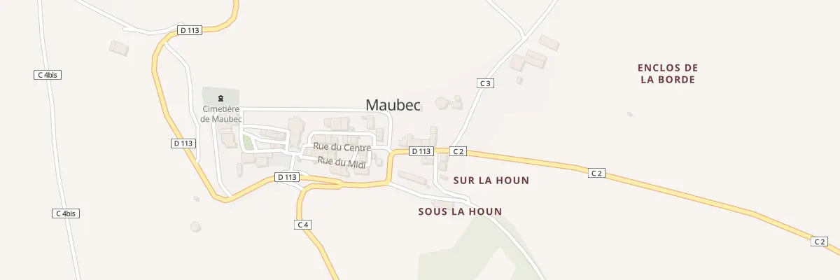 Plan du 5073 Village à Maubec