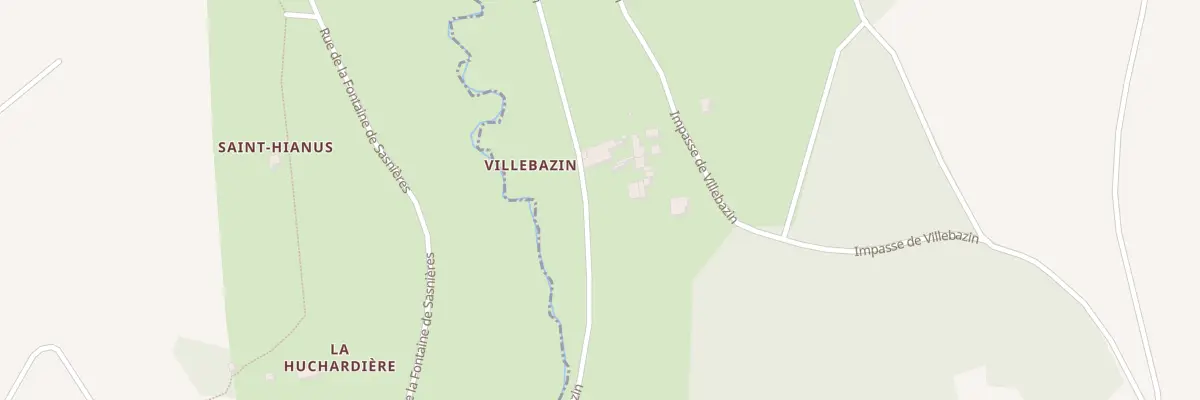 Plan du 5 Rte de Villebazin à Saint-Rimay