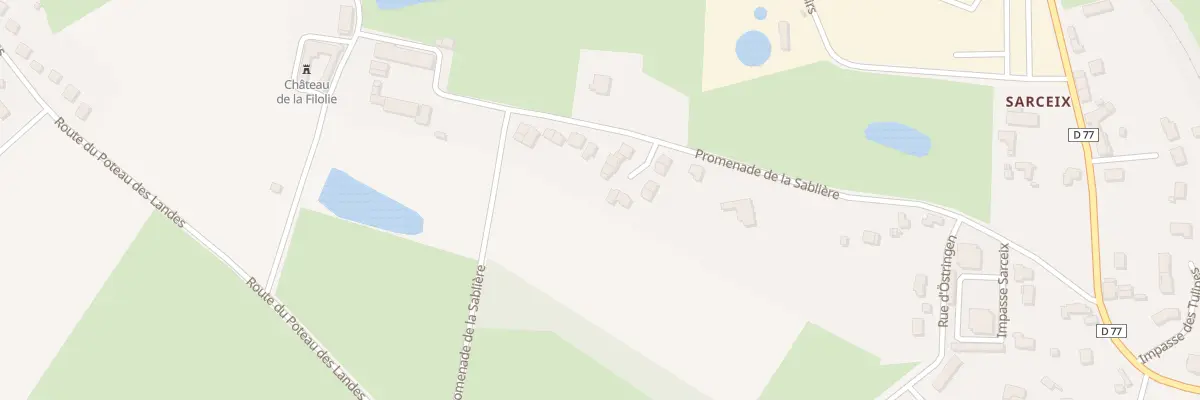 Plan du 39 Prom de la Sablière à Thiviers