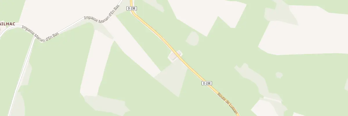 Plan du 490 Rte de Lussan à Fabas