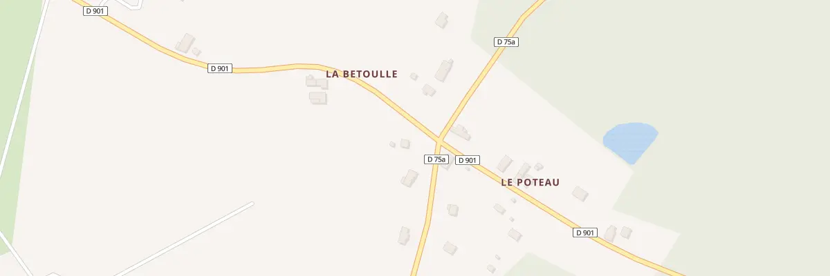 Plan du 17 Le Poteau à Champagnac-la-Rivière