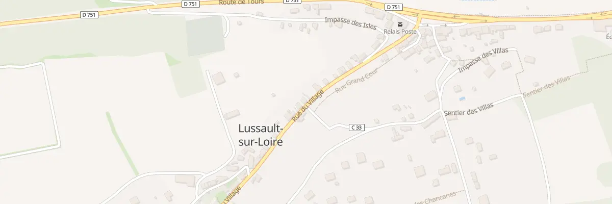 Plan du 12 Rue du Village à Lussault-sur-Loire
