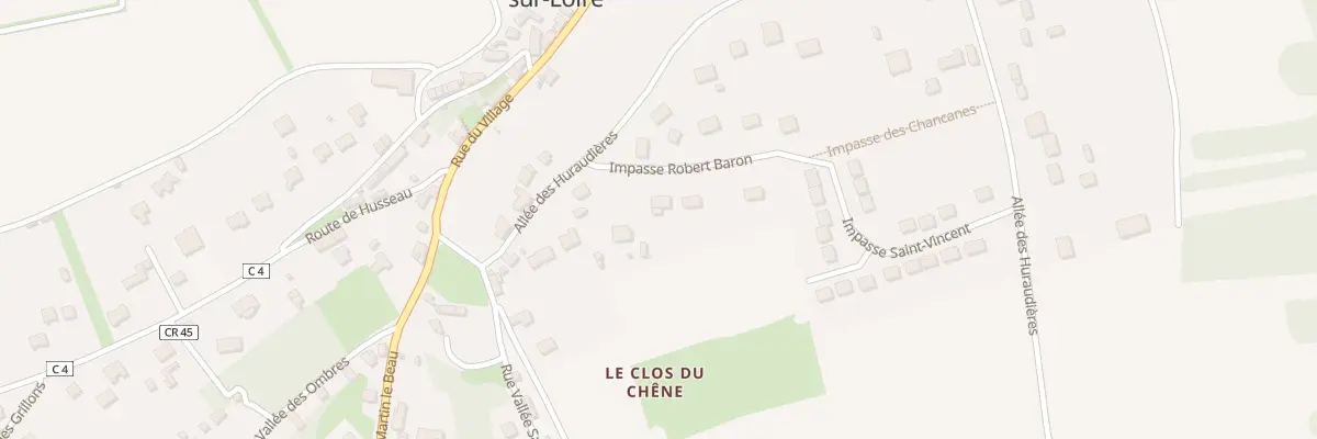 Plan du 4 Imp Robert Baron à Lussault-sur-Loire