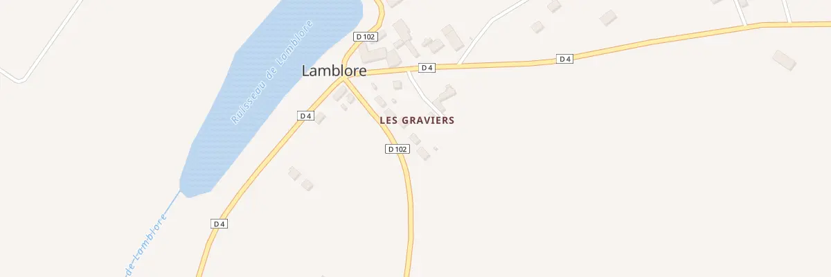 Plan du 15 Les Graviers à Lamblore