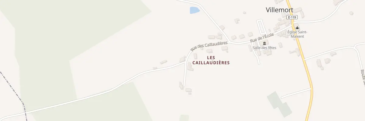 Plan du 10 Les Caillaudieres à Villemort