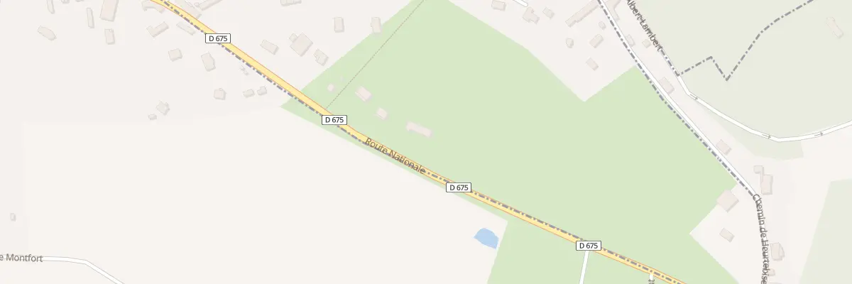 Plan du 24 Rte Départementale 675 à Caumont