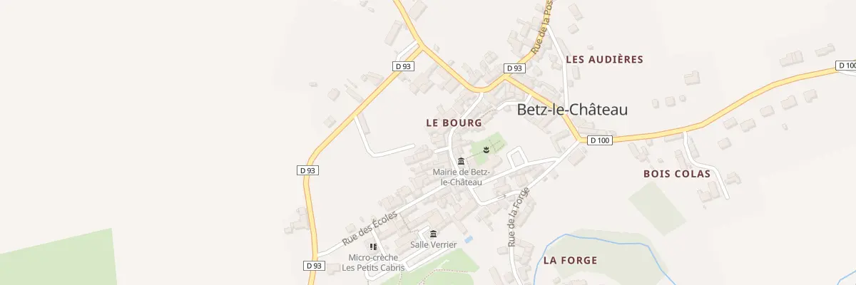 Plan du 9 Rue Gilles de Betz à Betz-le-Château