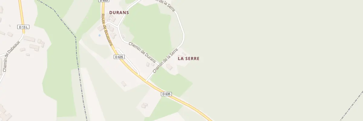 Plan du 130 Che de la Serre à Alan