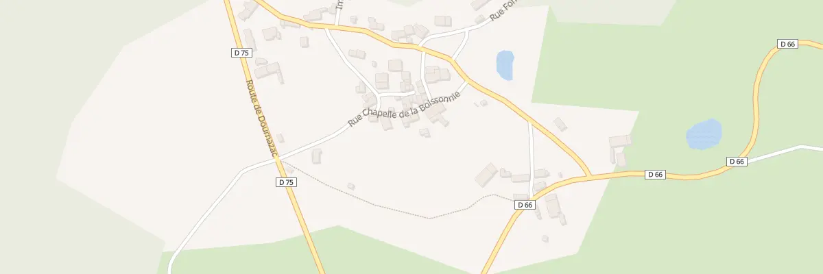 Plan du 8 Rue Chapelle de la Boissonnie à Champagnac-la-Rivière