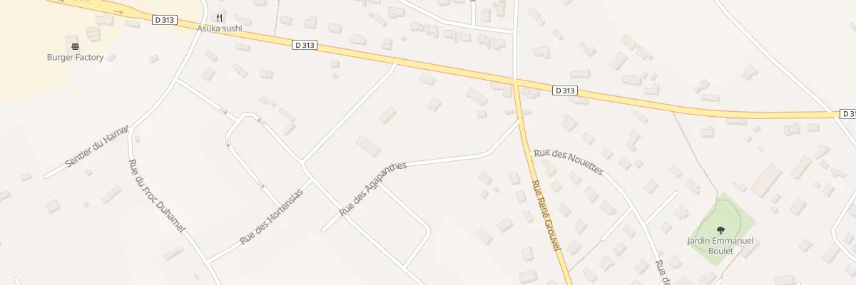 Plan du 339 Rue des Agapanthes à Bosroumois