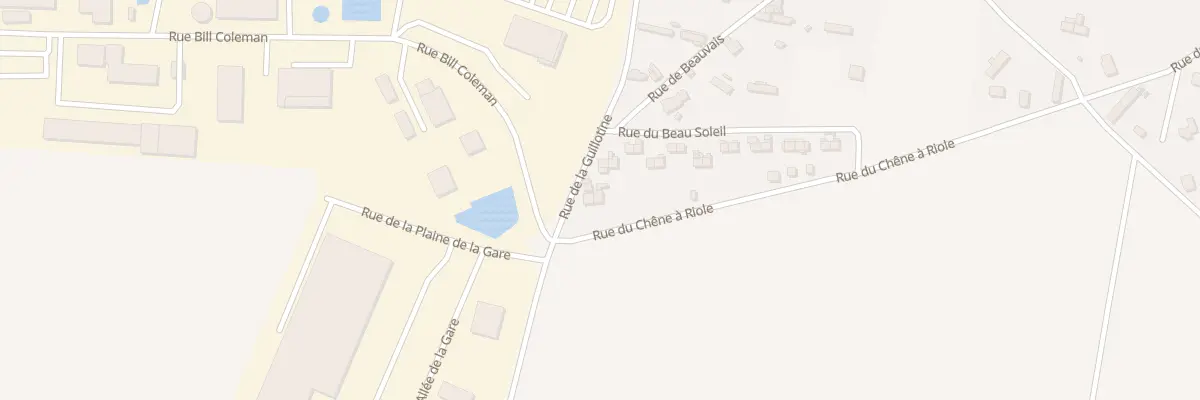 Plan du 50 Rue du Chêne à Riole à Luneray