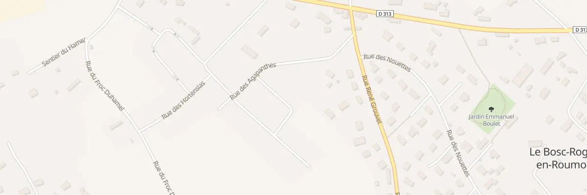 Plan du 63 Rue des Anemones à Bosroumois