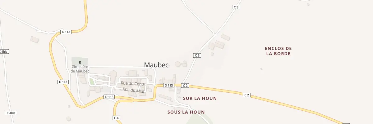 Plan du 5106 Village à Maubec