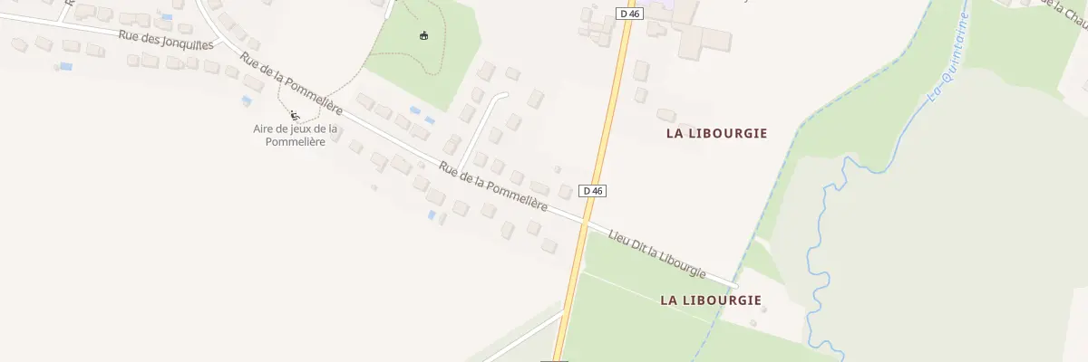 Plan du 3 Rue de la Pommelière à Auzouer-en-Touraine