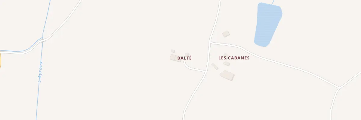 Plan du 5040 Batte à Castéra-Bouzet