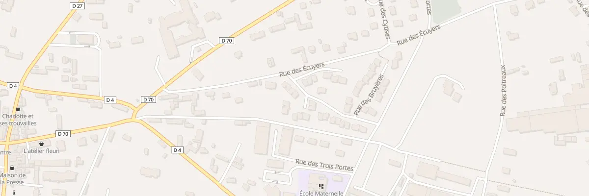 Plan du 32 Rue des Bruyères à Luneray