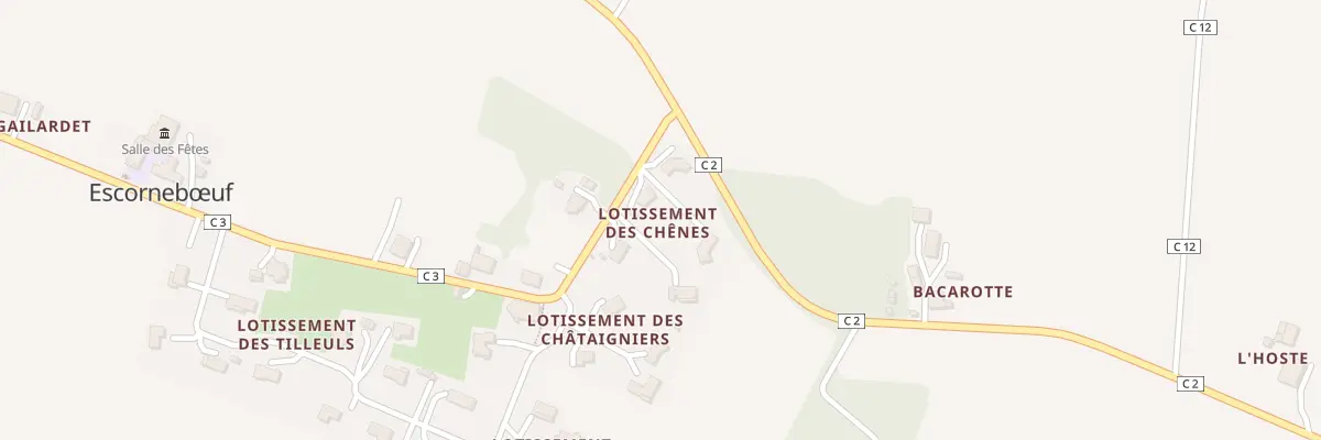 Plan du 6 Lot des Chenes à Escornebœuf