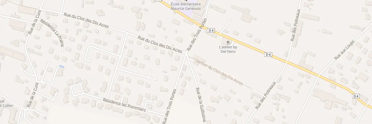 Plan du 2 Rue de la Guillotine à Luneray