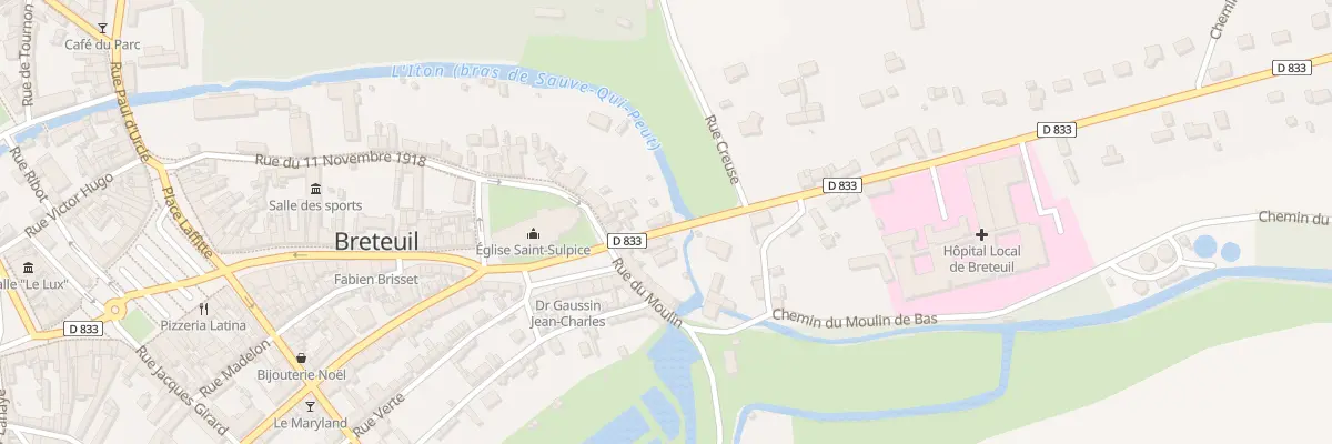 Plan du 27 Rue du Général Leclerc à Breteuil