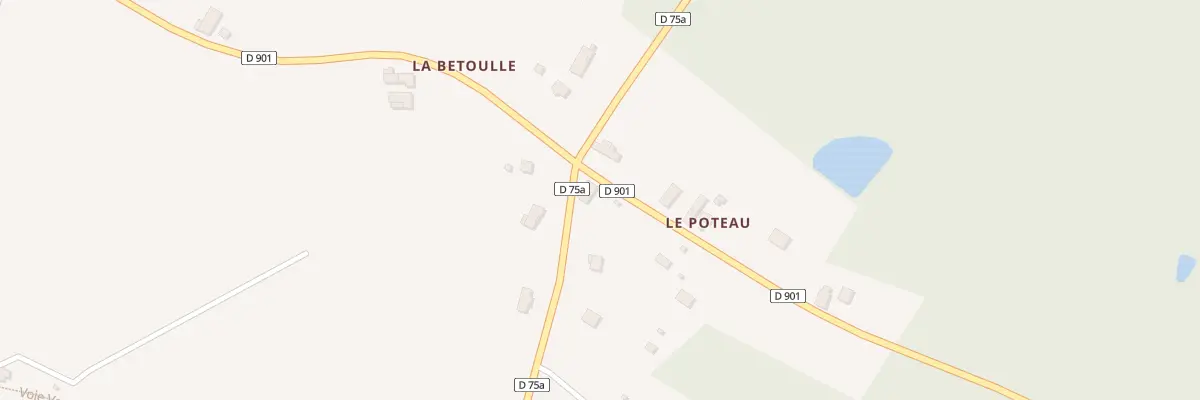 Plan du 12 Le Poteau à Champagnac-la-Rivière